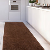 The Rugs Myshaggy Solid Brown Rug