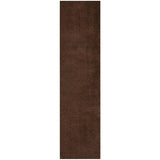 The Rugs Myshaggy Solid Brown Rug