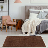 The Rugs Myshaggy Solid Brown Rug