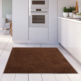 The Rugs Myshaggy Solid Brown Rug