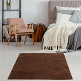 The Rugs Myshaggy Solid Brown Rug