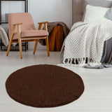 The Rugs Myshaggy Solid Brown Rug