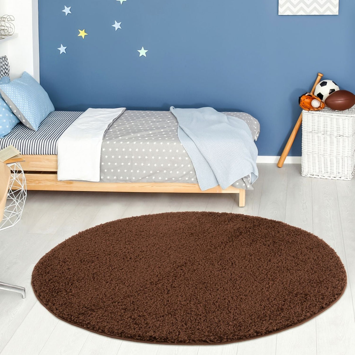The Rugs Myshaggy Solid Brown Rug