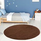 The Rugs Myshaggy Solid Brown Rug