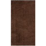 The Rugs Myshaggy Solid Brown Rug