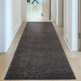 Myshaggy Solid Dark Grey Rug