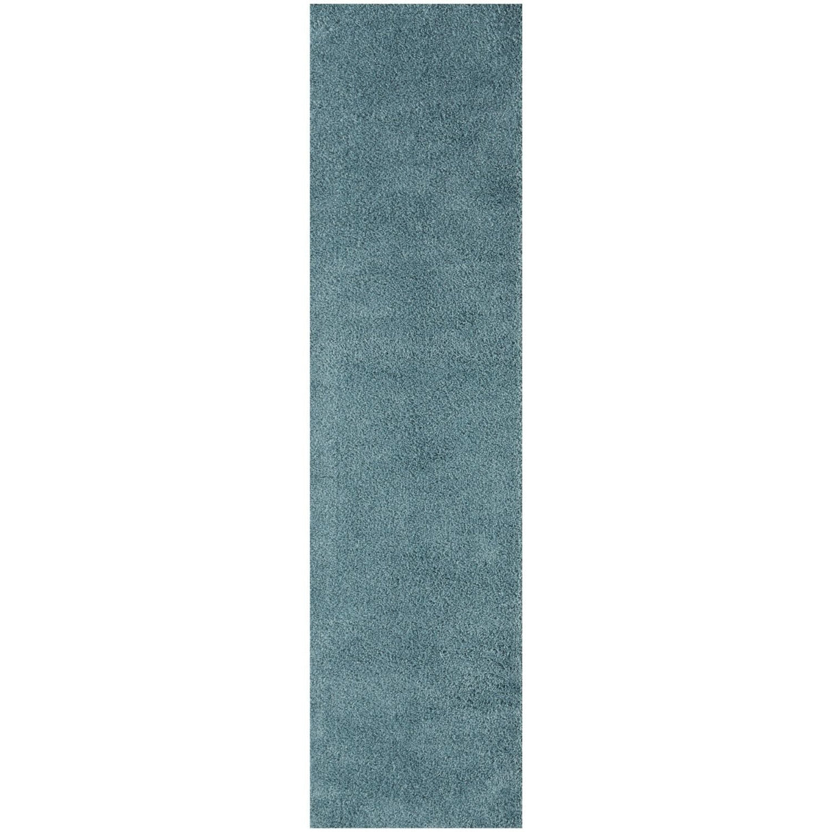 Myshaggy Solid Duck Egg Blue High‑Pile Indoor Rug | The Rugs