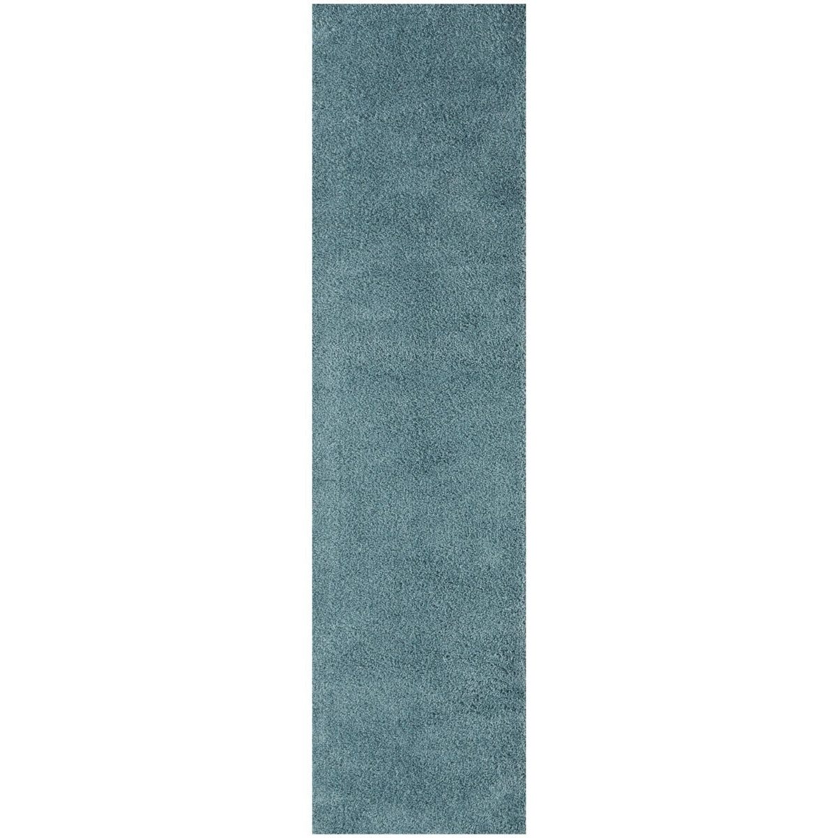 Myshaggy Solid Duck Egg Blue High‑Pile Indoor Rug | The Rugs