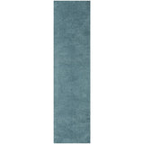 Myshaggy Solid Duck Egg Blue High‑Pile Indoor Rug | The Rugs