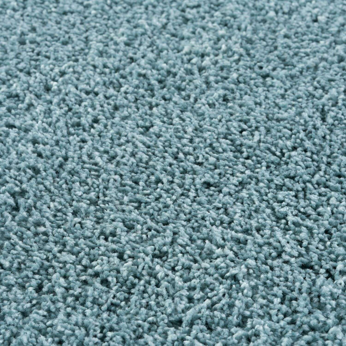 Myshaggy Solid Duck Egg Blue High‑Pile Indoor Rug | The Rugs