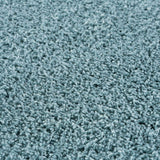 Myshaggy Solid Duck Egg Blue High‑Pile Indoor Rug | The Rugs