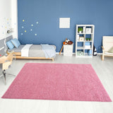Myshaggy Solid Pink Rug by The Rugs