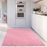 Myshaggy Solid Pink Rug by The Rugs