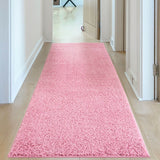 Myshaggy Solid Pink Rug by The Rugs