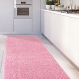 Myshaggy Solid Pink Rug by The Rugs