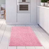 Myshaggy Solid Pink Rug by The Rugs