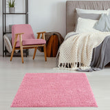 Myshaggy Solid Pink Rug by The Rugs