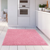 Myshaggy Solid Pink Rug by The Rugs
