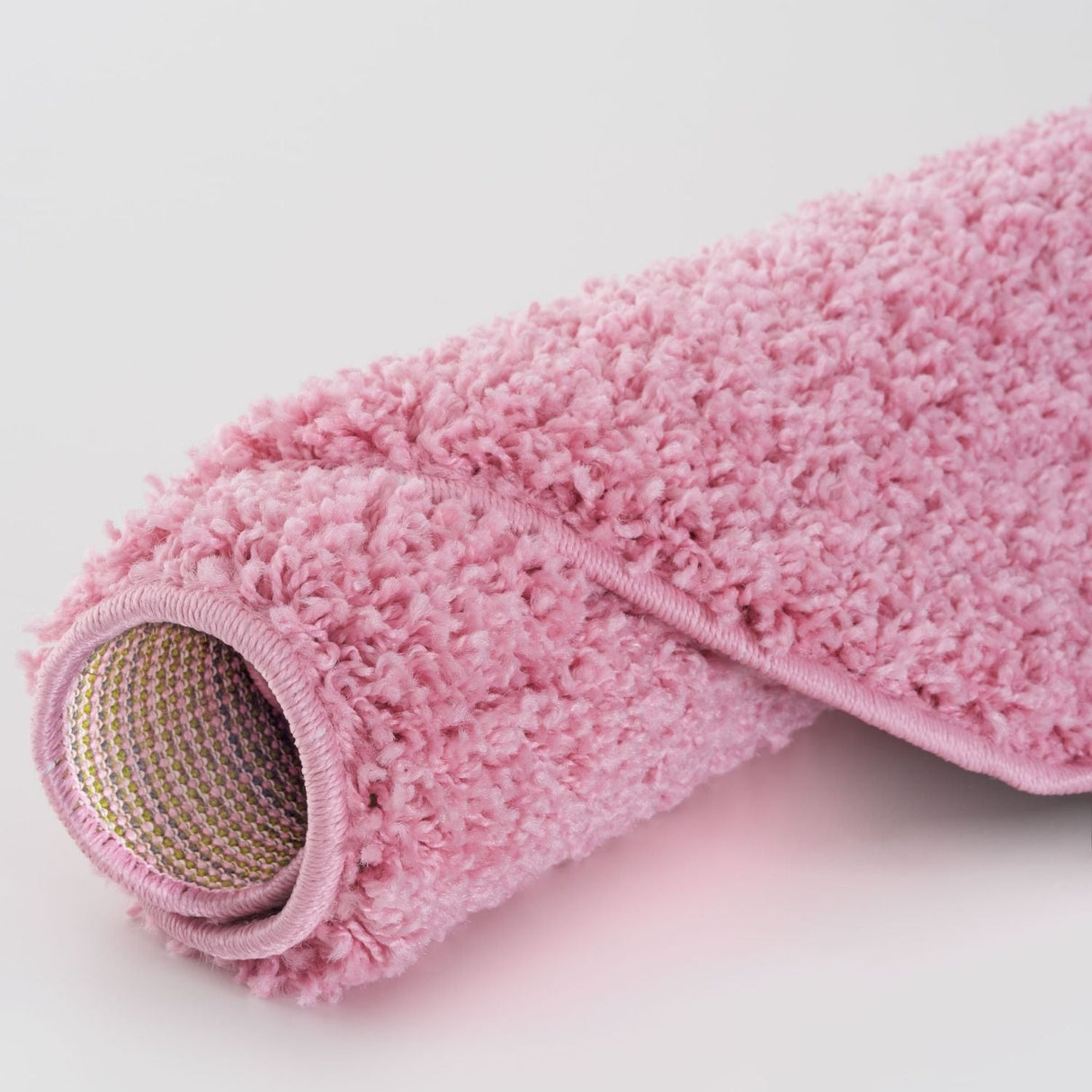 Myshaggy Solid Pink Rug by The Rugs