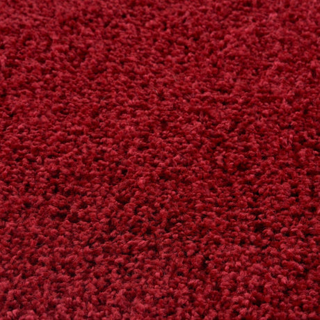 Myshaggy Solid Red Rug