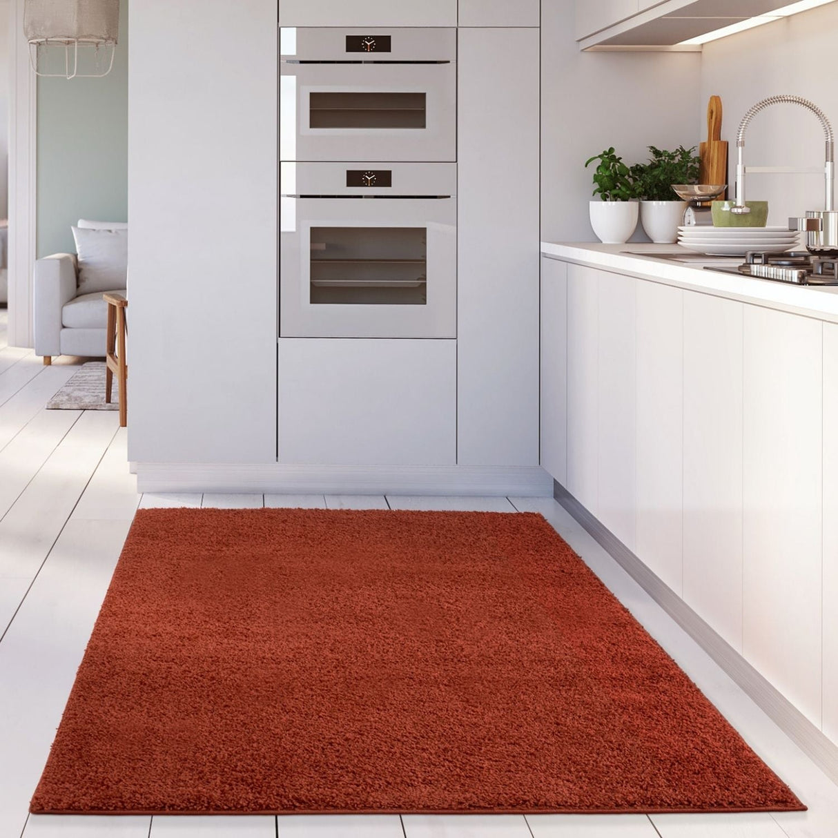 Myshaggy Solid Terra Rug by The Rugs