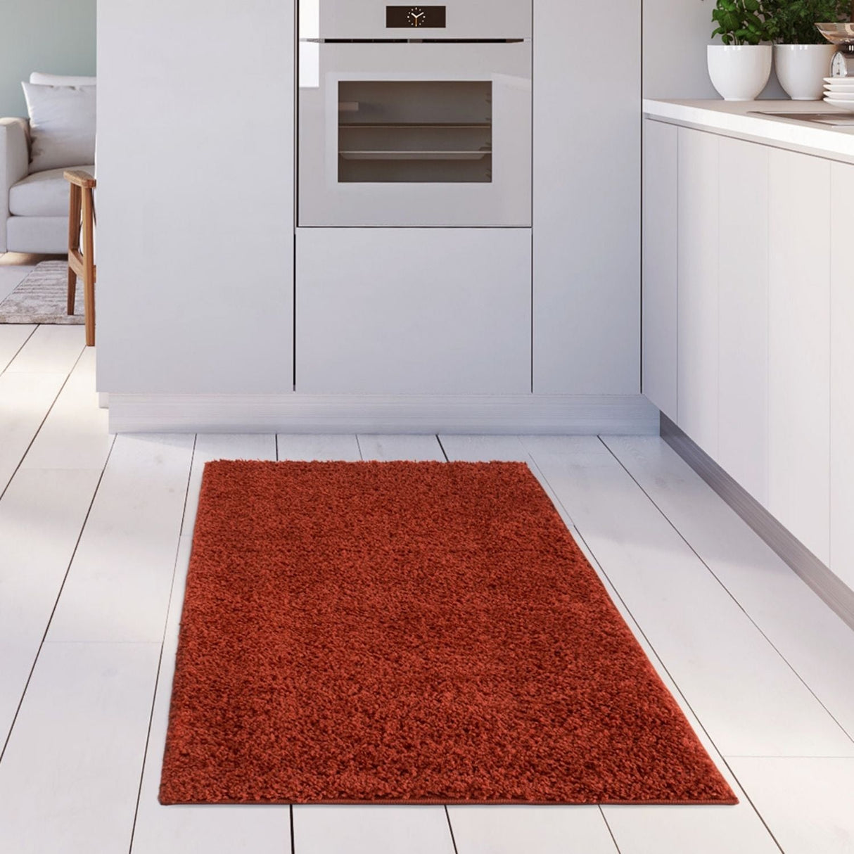 Myshaggy Solid Terra Rug by The Rugs