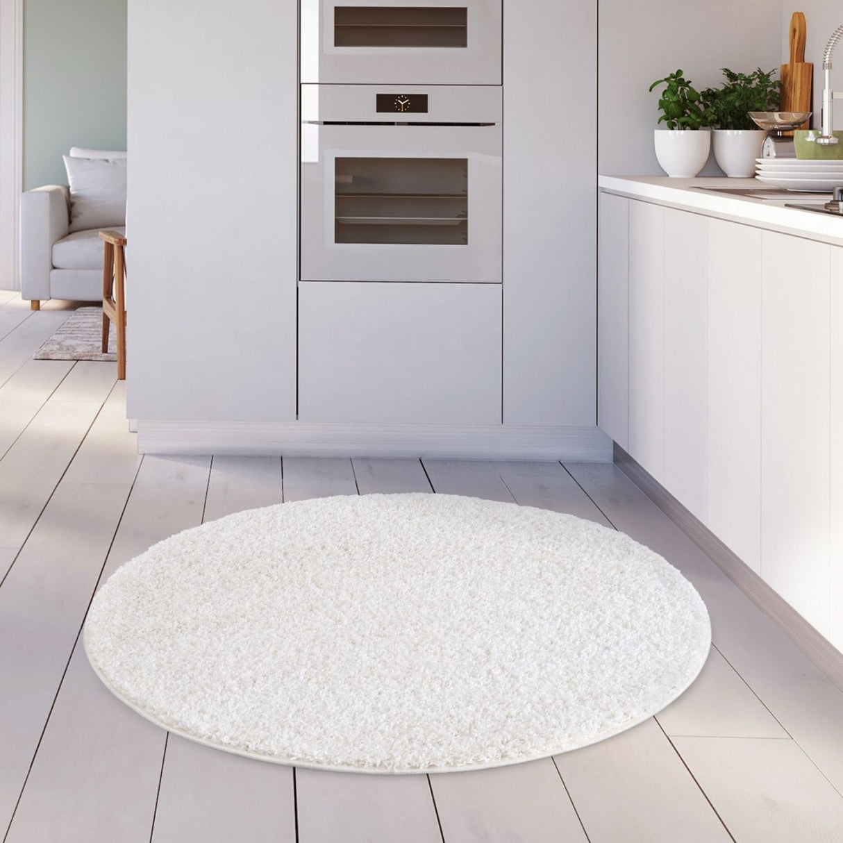 Myshaggy Solid White Rug | The Rugs