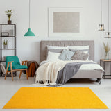 The Rugs - Myshaggy Solid Yellow Rug