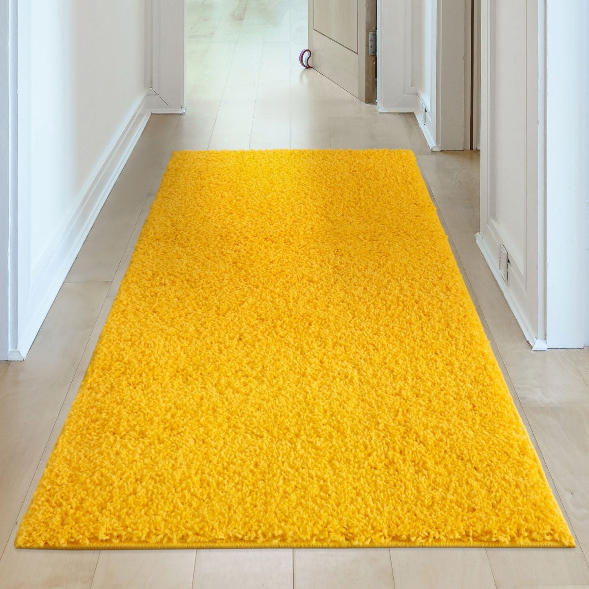 The Rugs - Myshaggy Solid Yellow Rug