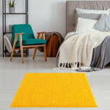 The Rugs - Myshaggy Solid Yellow Rug
