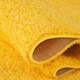 The Rugs - Myshaggy Solid Yellow Rug