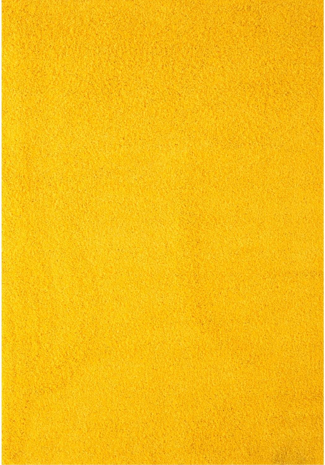 The Rugs - Myshaggy Solid Yellow Rug