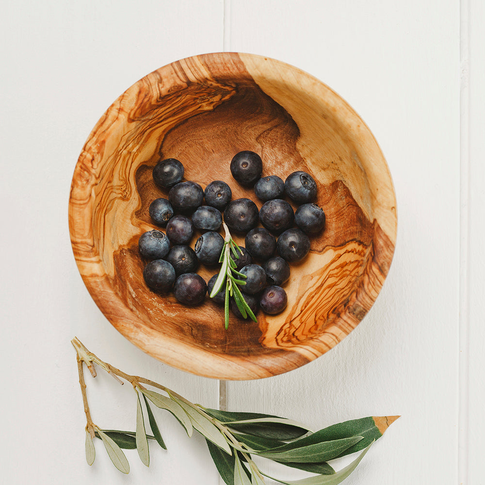 Olive Wood Round Dish - 13cm