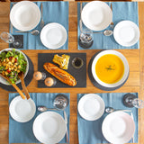 Rinkit Ribbed Cotton Placemats with Table Runner