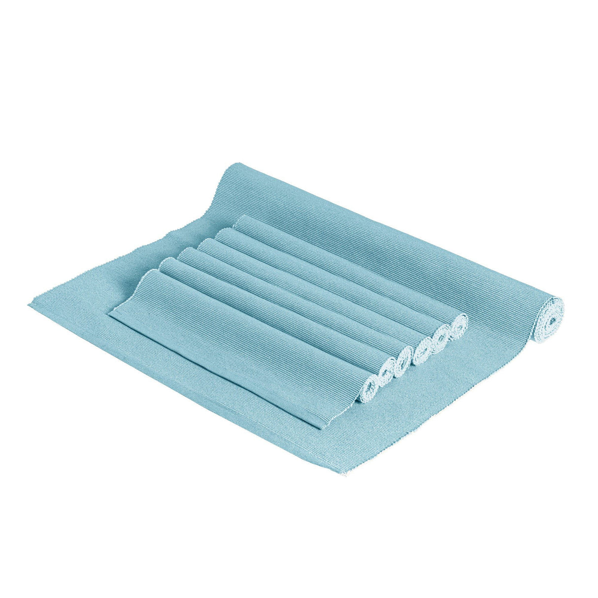 Rinkit Ribbed Cotton Placemats with Table Runner