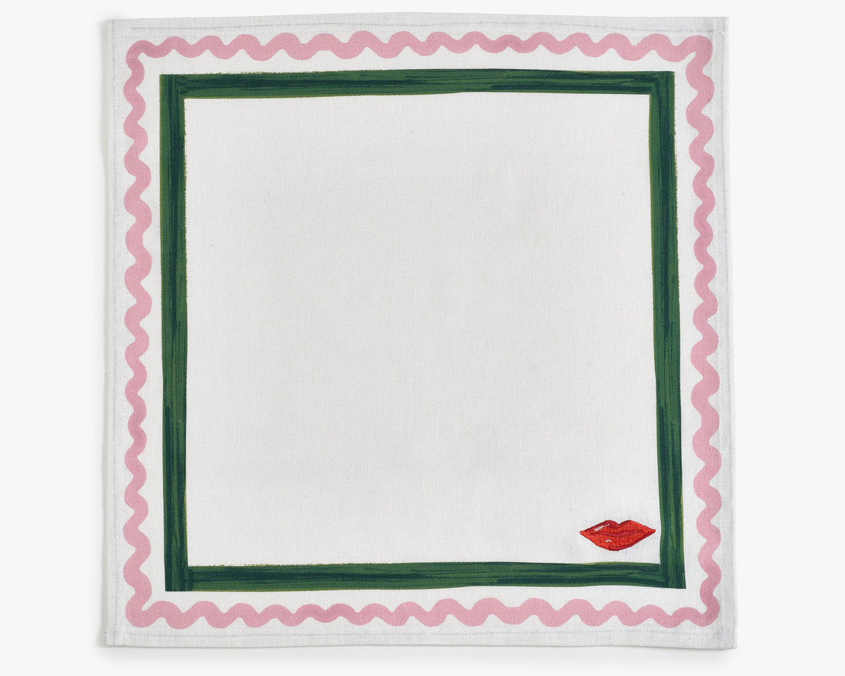 Eleanor Bowmer Set of 4 Icon Napkins, 100% cotton