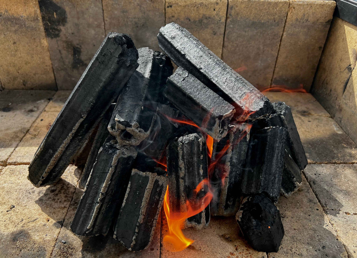Globaltic Restaurant Grade Charcoal Briquettes - 10kg