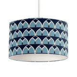 Shadowbright Blue Geometric Arches Design Ceiling or Table Lampshade
