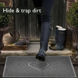 Nicoman "Star" Embossed Loofah Textured Spaghetti Doormat