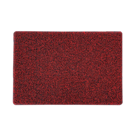 Nicoman Indoor Spaghetti Door Mat - Red & Black
