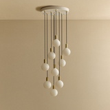 Tala Nine Pendant in Brass with Sphere IV