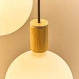 Tala Oval Dim to Warm Pendant Light - Oak