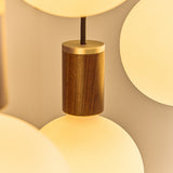 Tala Sphere II Pendant Light in Walnut