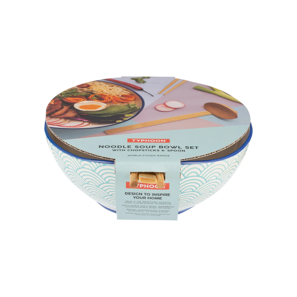 Typhoon World Foods Noodle Soup Bowl Set, 800ml