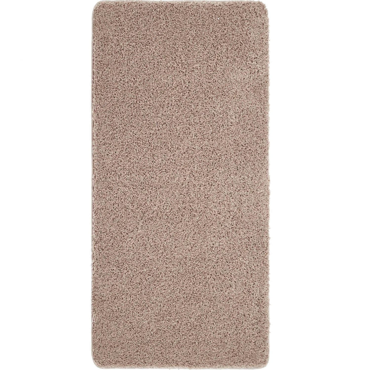 Washable Nude Pink Shaggy Rug - 100% polypropylene
