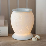 Blush & Bale Dragonfly Electric Oil Burner Lamp - H15cm X W13cm X D13cm