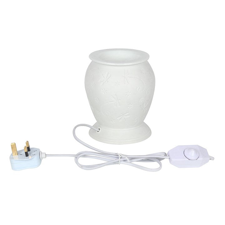 Blush & Bale Dragonfly Electric Oil Burner Lamp - H15cm X W13cm X D13cm