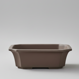 Yorkshire Bonsai Premium Brown Unglazed Bonsai Pot - 22cm
