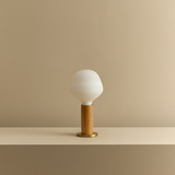 Tala Knuckle Table Lamp in Oak with Enno Bulb