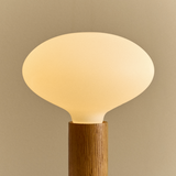 Tala Knuckle Table Lamp in Oak Oval Dim to Warm